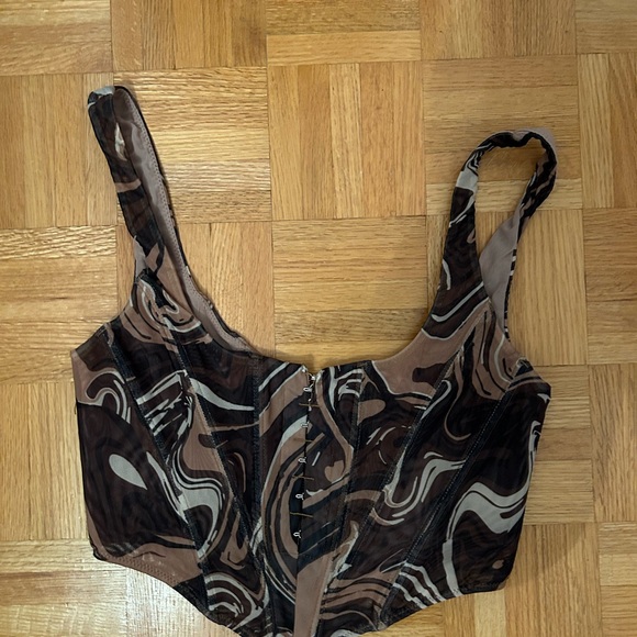 white fox corset - Picture 1 of 2